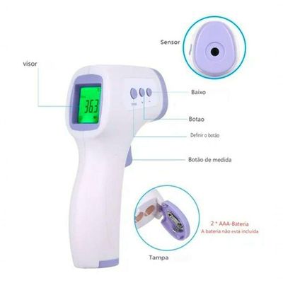 Termômetro Laser Medidor Temperatura Digital Distância 330º