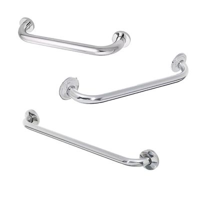 Alça De Apoio Barra Inox Banheiro Kit 3 Unidades 30cm 40cm 60cm Idoso