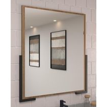 Espelheira Para Banheiro 70cm Multimóveis Cr10110 Noce Noce