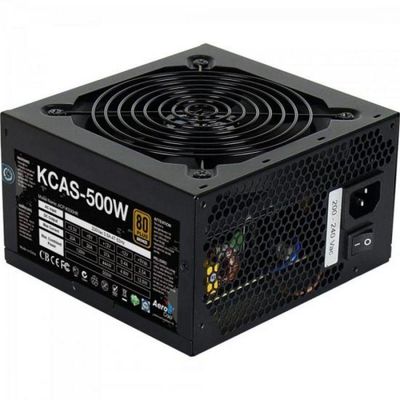 Fonte Gamer Atx Kcas 500W 80 Plus Bronze Pfc Ativo Aerocool