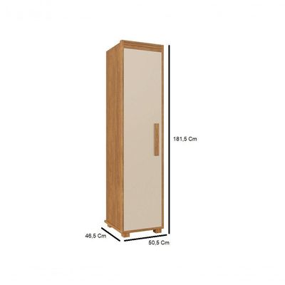 Multiuso Sapateira Modular Malta 1 Porta Camas Fenix