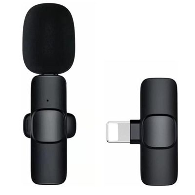 Microfone Lapela Sem Fio 2.4ghz Compatível Com Iphone Ipad Lightning