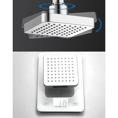 Ducha Chuveiro Articulado Lorben Quadrado Para Aquecedor Solar Gás