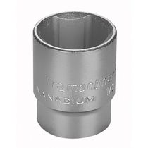 """Soquete Sextavado Em Aço Cromo Vanádio 27 Mm - Encaixe 1/2"""" Tramontina Pro Tramontina"""
