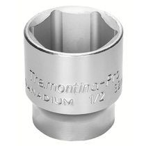 """Soquete Sextavado Em Aço Cromo Vanádio 10 Mm - Encaixe 1/2"""" Tramontina Pro Tramontina"""