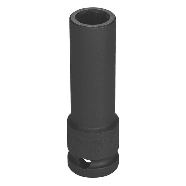 Soquete De Impacto Sextavado Longo Em Aço Cromo Molibdênio 9/16'' - Encaixe 1/2'' Tramontina