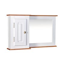 Aéreo Para Balcão De Banheiro Com Espelho Dália - M53059-97 Cor Laca - Branca