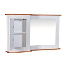 Aéreo Para Balcão De Banheiro Com Espelho Dália - M53059-97 Cor Laca - Branca