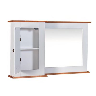 Aéreo Para Balcão De Banheiro Com Espelho Dália - M53059-97 Cor Laca - Branca