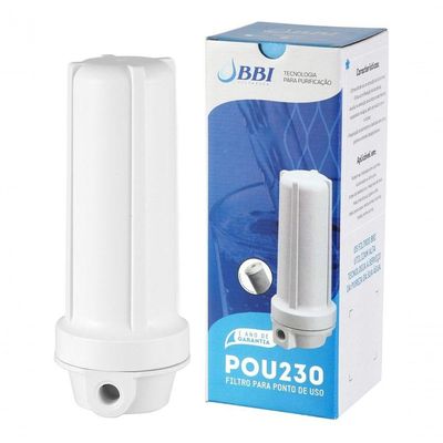 Filtro De Agua Bbi 230 Ponto De Uso + Suporte + Conexão Cor Branco Voltagem Não Se Aplica