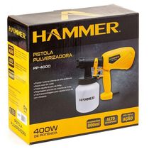 Pistola Pulverizadora Hammer Pp4000 400w Caneca 800 Ml 110v
