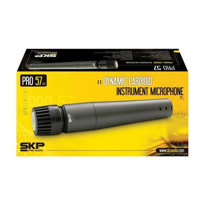 Microfone Com Fio Profissional, Acompanha Cabo 5 Metros Pro-57