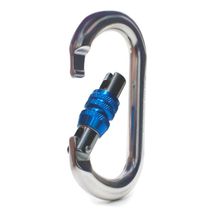 Mosquetão Sideup Alumínio Oval Trava Rosca 25kn Ce En Nbr