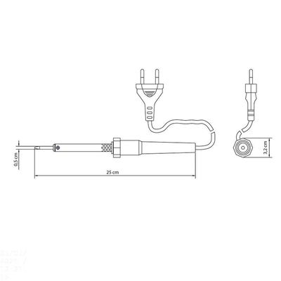 Ferro De Solda Tramontina 40 W 127 V Com Empunhadura Plástica Tramontina