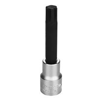 """Soquete Longo Em Aço Cromo Vanádio Ponta Ribe 12 Mm - Encaixe 1/2"""" Tramontina"""