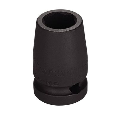 Soquete De Impacto Sextavado Em Aço Cromo Molibdênio 13 Mm - Encaixe 1/2'' Tramontina