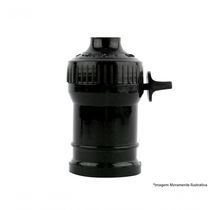 Soquete Pendente C/Chave Termoplast Preto 43.05T C/10Pcs