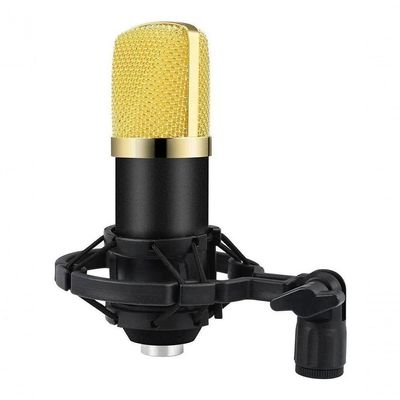 Microfone Condensador Unidirecional Live Audio Home Studio