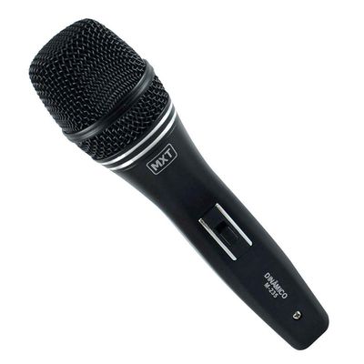 Microfone Dinamico Com Fio M-235 Profissional - Cabo 3 Metros - O.D.5.0 Mm