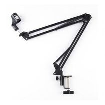 Braço Suporte Pedestal De Mesa Articulado Para Microfones