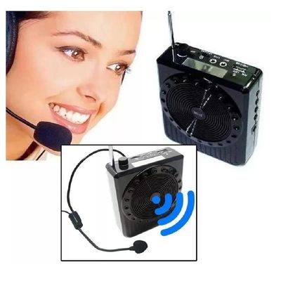Amplificador de Voz Megafone com Microfone e Rádio Fm