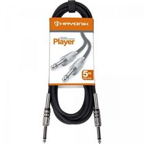 Cabo Para Instrumento Hayonik Player P10Xp10 5 Metros Preto