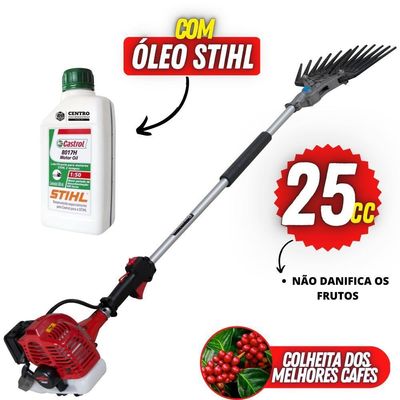 Derriçadeira Kawashima Turbo 2 E Haste De 110cm + óleo Sthil