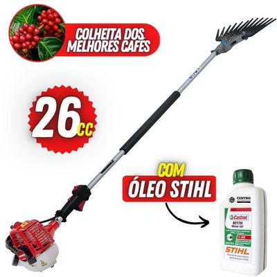 Derriçadeira Kawashima + óleo Lubrificante Castrol Stihl 2t