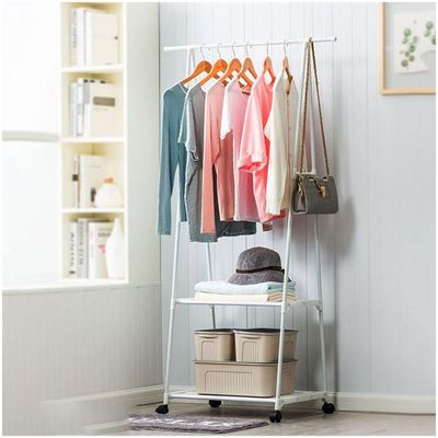 Arara Roupas Sapatos Organizador C Rodas Multifuncoes Closet