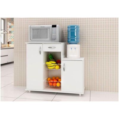 Fruteira Para Cozinha Diva 2 Portas E 1 Gaveta Notável