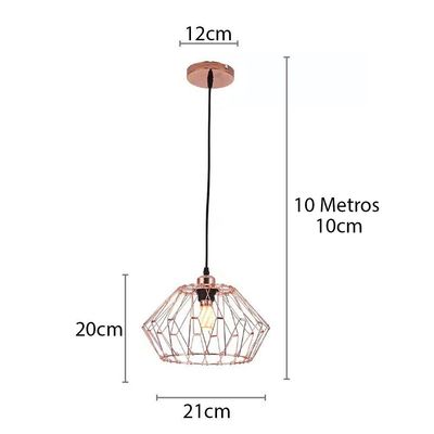 Lustre Pendente Luminaria Flexivel Ajustavel Design Moderno