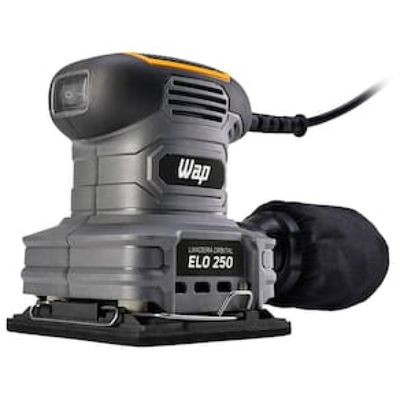 Lixadeira Orbital Wap Elo 250 Ergonômica 250 W 14000 OPM Cinza, Amarelo e Preto / 110