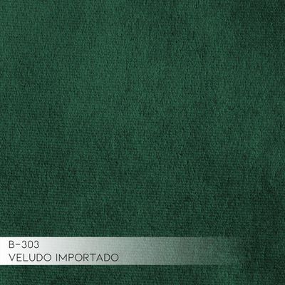 Sofá 3 Lugares com Chaise Base de Madeira Euro 230 Cm Verde