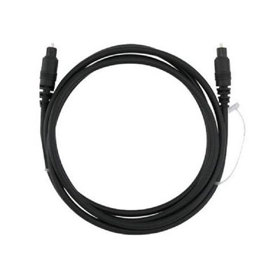 Cabo Óptico Áudio Digital Toslink 2m 4mm Premium Quality