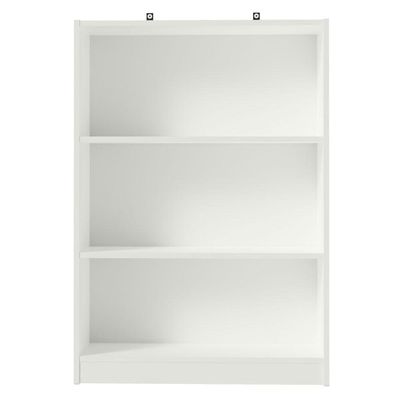 Estante Para Livros Home Sala Madesa Com 3 Nichos Branco