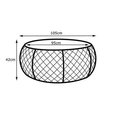 Puff Cleo 105cm Cipatex Marrom