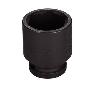 Soquete De Impacto Sextavado Em Aço Cromo Molibdênio 30 Mm - Encaixe 1-2\'\' Tramontina
