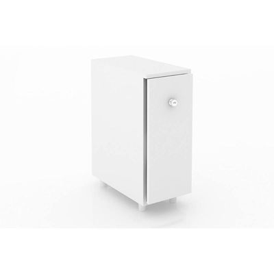 Multiuso Quarto Balcão Bcm116 C- 1 Gaveta Branco - Movelbento