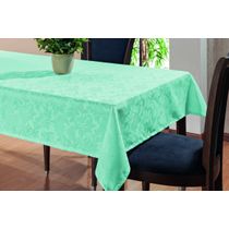 Toalha De Mesa Sala Jantar 2,70x1,35 em Tecido Jacquard Azul