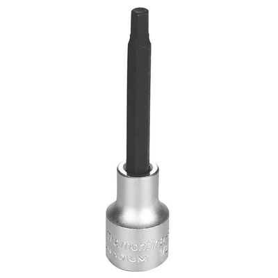 Soquete Longo Em Aço Cromo Vanádio Ponta Hexagonal 6 Mm - Encaixe 1/2" Tramontina Pro Tramontina