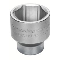 Soquete Sextavado Em Aço Cromo Vanádio 19 Mm - Encaixe 3/4" Tramontina