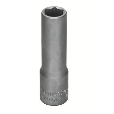 Soquete Sextavado Longo Em Aço Cromo Vanádio 12 Mm - Encaixe 1/2" Tramontina