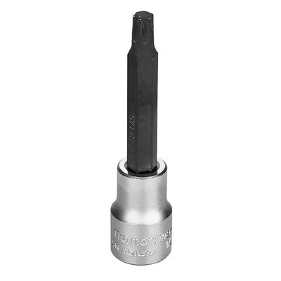 Soquete Longo Em Aço Cromo Vanádio Ponta Trafix T45 - Encaixe 1/2" Tramontina