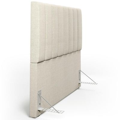 Kit Cabeceira Casal 140cm E Calçadeira Baú Champagne