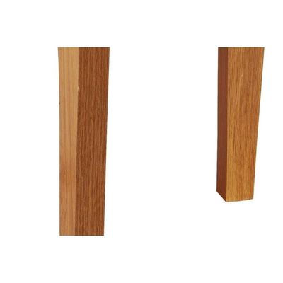 Mesa Para Cozinha Londrina + Tampo Madeirado Vidro 180x90cm Imbuia - Rufato