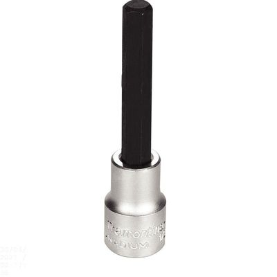 Soquete Em Aço Cromo Vanádio Ponta Hexagonal Longa 10 Mm - Encaixe 1/2" Tramontina Pro Tramontina
