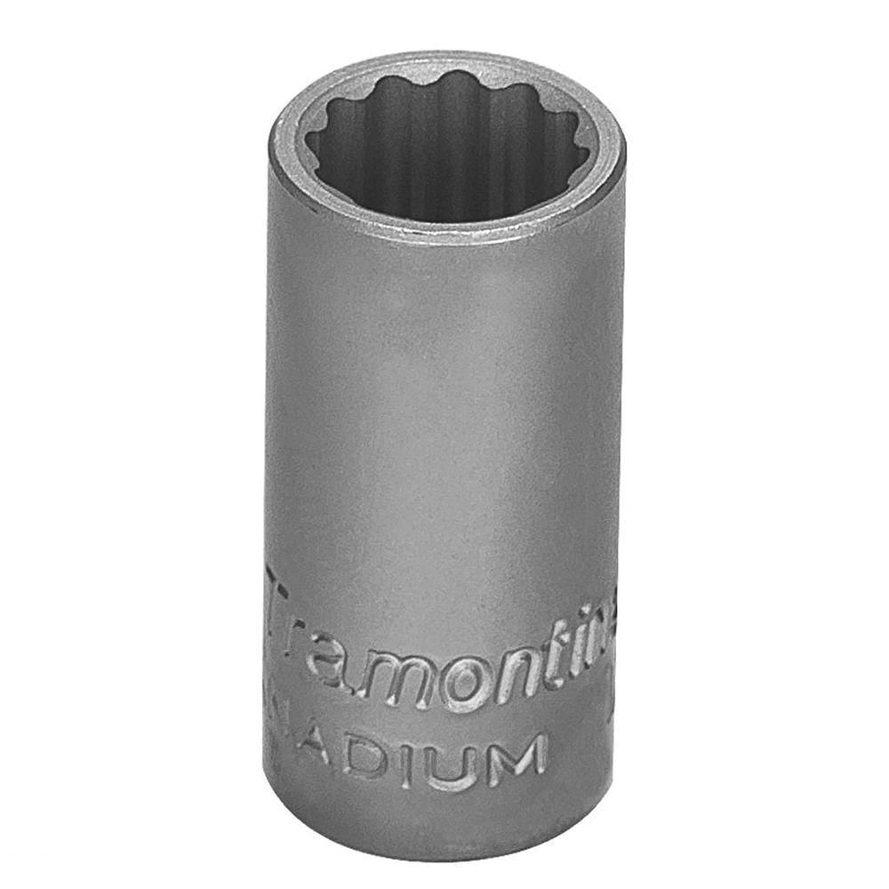 "Soquete Estriado Em Aço Cromo Vanádio 5 Mm - Encaixe 1/4"" Tramontina Pro Tramontina"