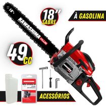 "Motosserra Kawashima Kcs500P À Gasolina 49Cc C/ Sabre De 18"""