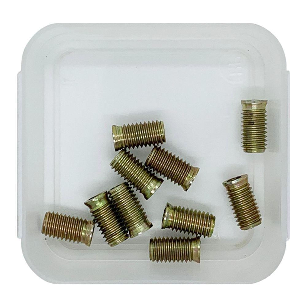 Rosca Postiça Bucha Roscada - M8x1,25 - M12x1,5 - 10 Pçs