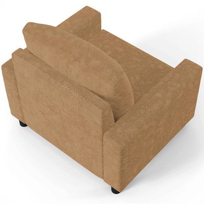 Kit 02 Poltronas Decorativa Para Sala De Estar E Recepção Malta L02 Bouclê Mostarda